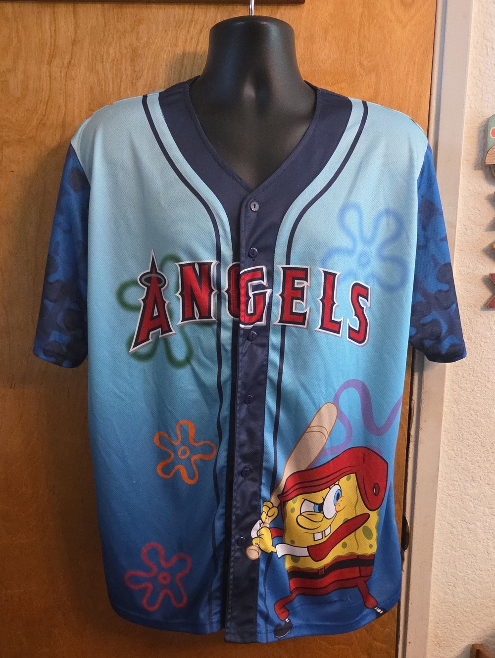 2026 Los Angeles Angels SpongeBob SquarePants Night Jersey XL SGA 7/31/26